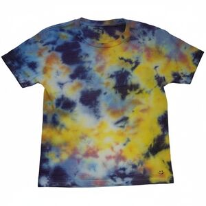 Joe Boxer Kids Tie-Dye Short Sleeve Tee in Yellow, Blue, Purple